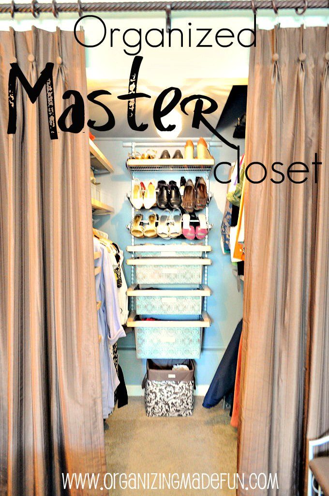 How I organize my bedroom: My closet! | Organizing Made Fun: How I